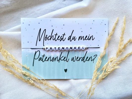 Personalisiertes Armband – Patenonkel