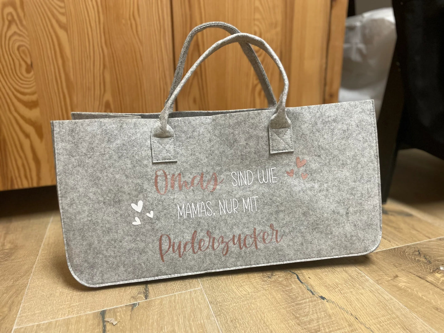 Personalisierter Filzshopper – Oma Bag