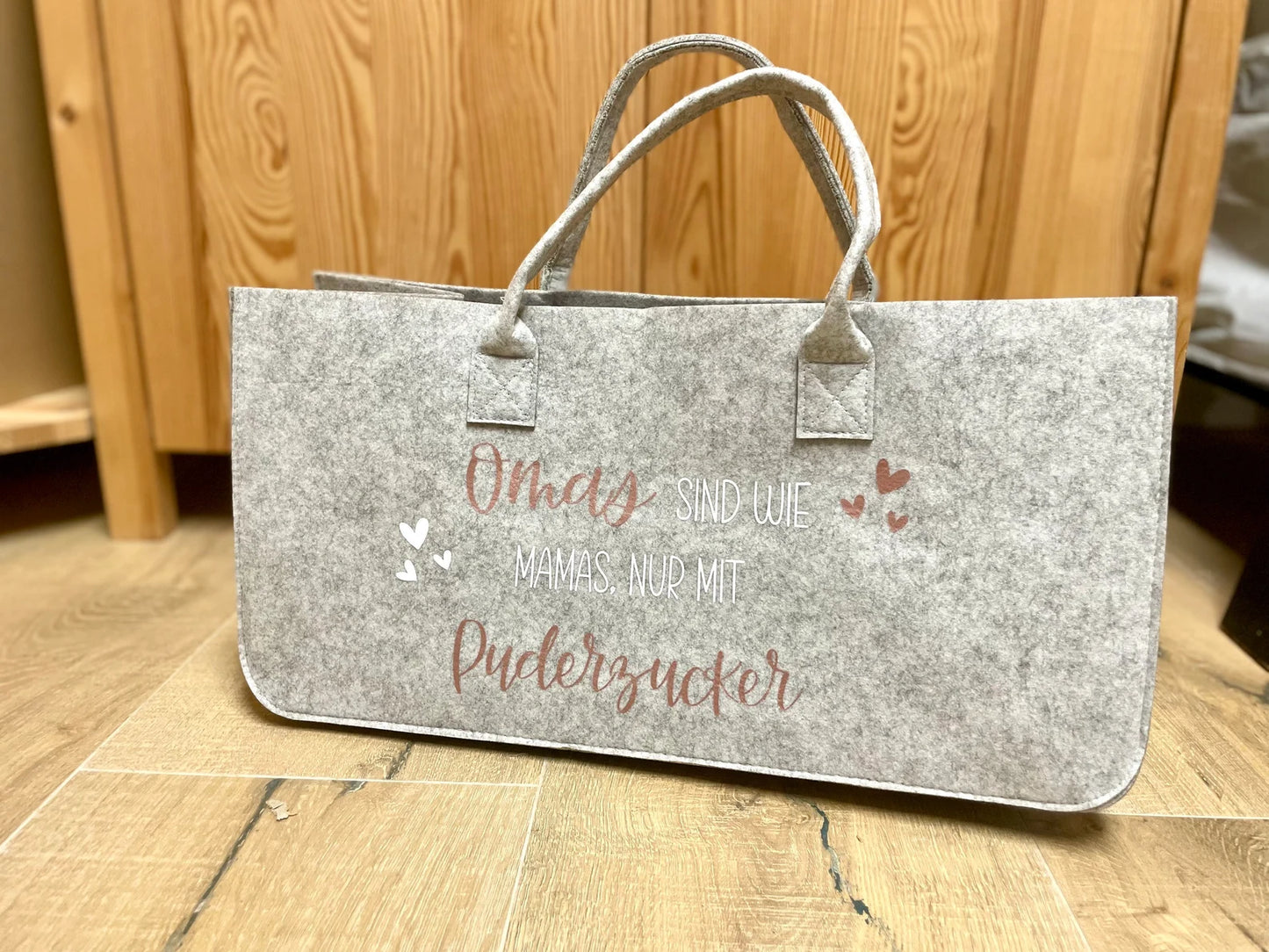 Personalisierter Filzshopper – Oma Bag