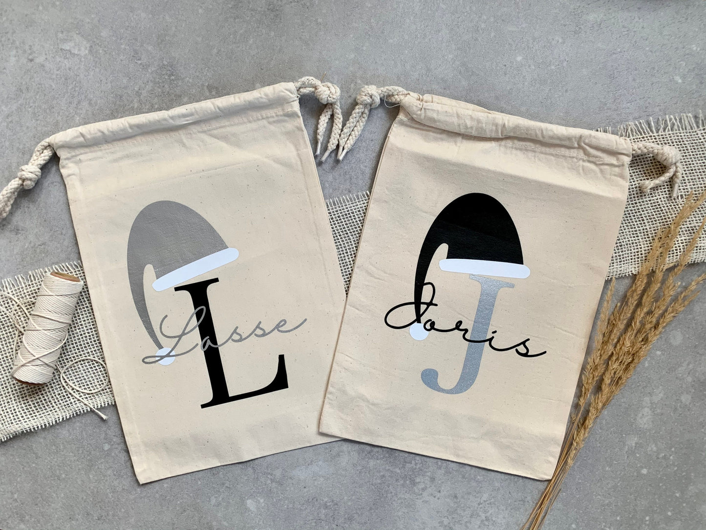 Personalisierter Weihnachtssack mit Namen