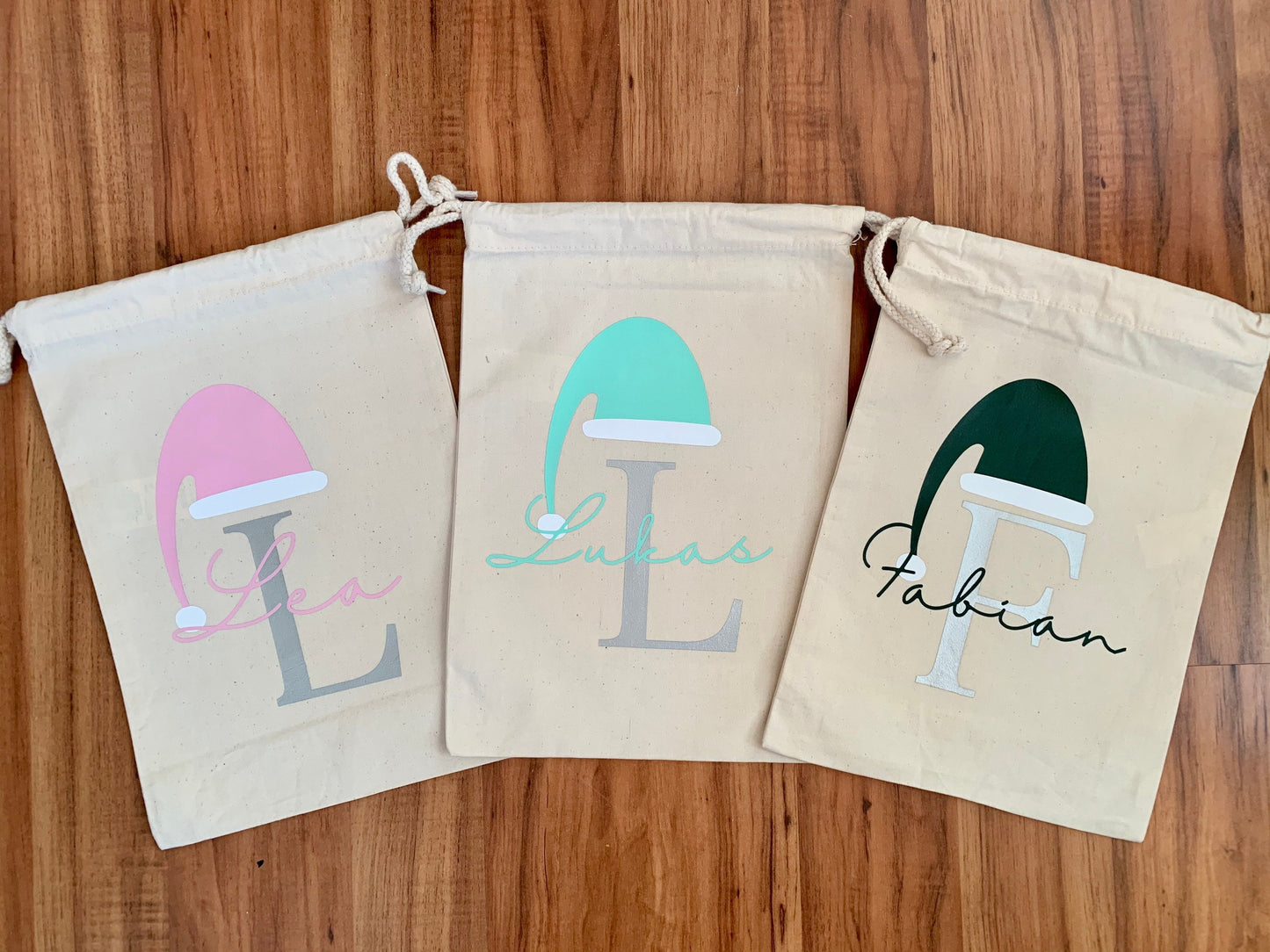 Personalisierter Weihnachtssack mit Namen