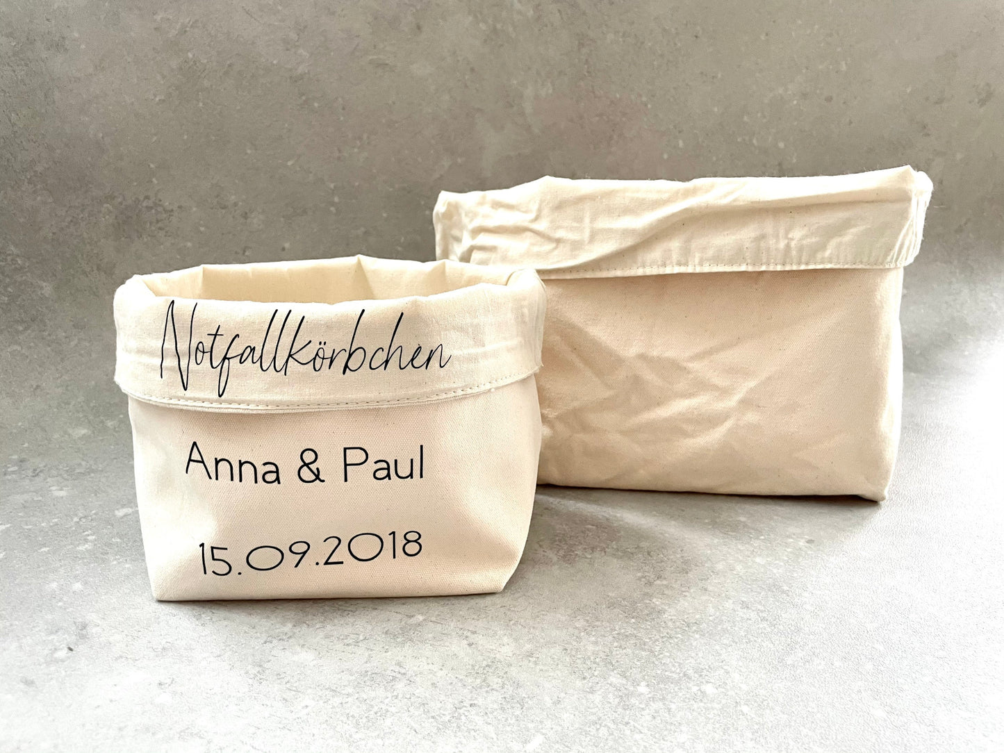 Personalisiertes Notfallkörbchen für Hochzeiten