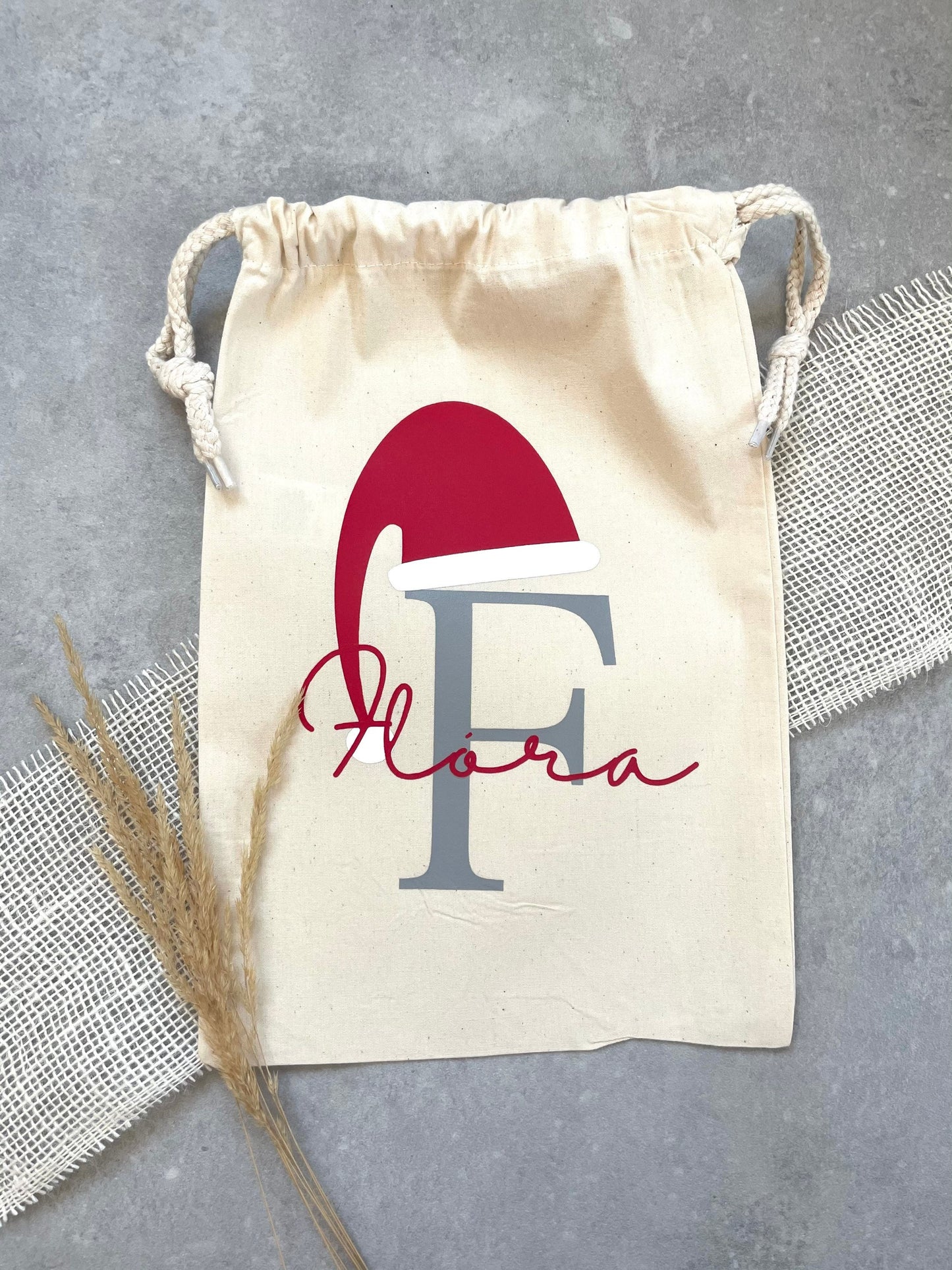 Personalisierter Weihnachtssack mit Namen