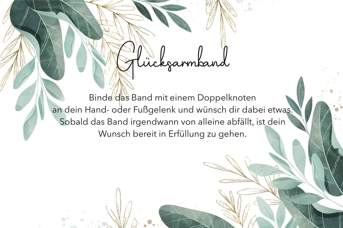 Glücksarmband/ Wünscheerfüller