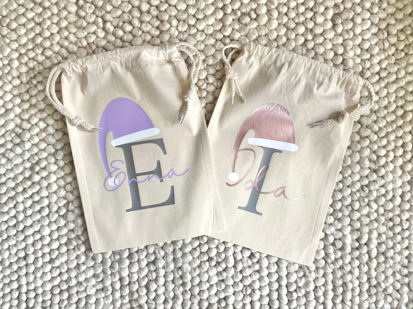 Personalisierter Weihnachtssack mit Namen