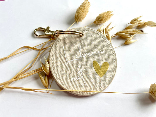 Personalisierter Schlüsselanhänger für Erzieherin/ Lehrerin