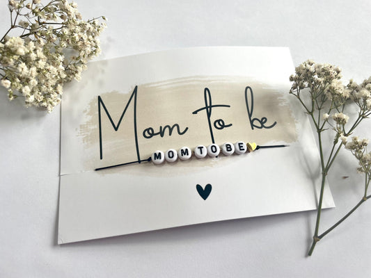 Personalisiertes Armband – Mom to be