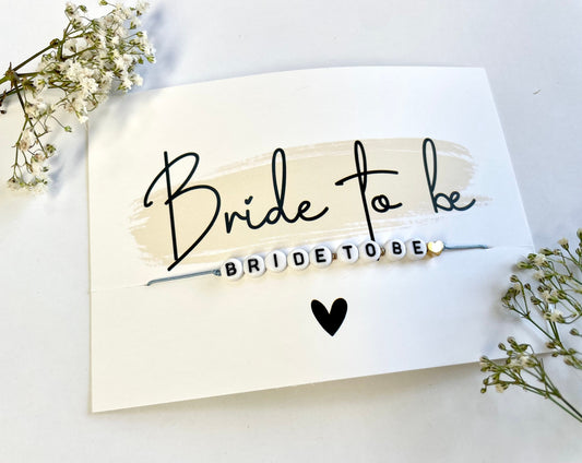 Personalisiertes Armband – Bride to be