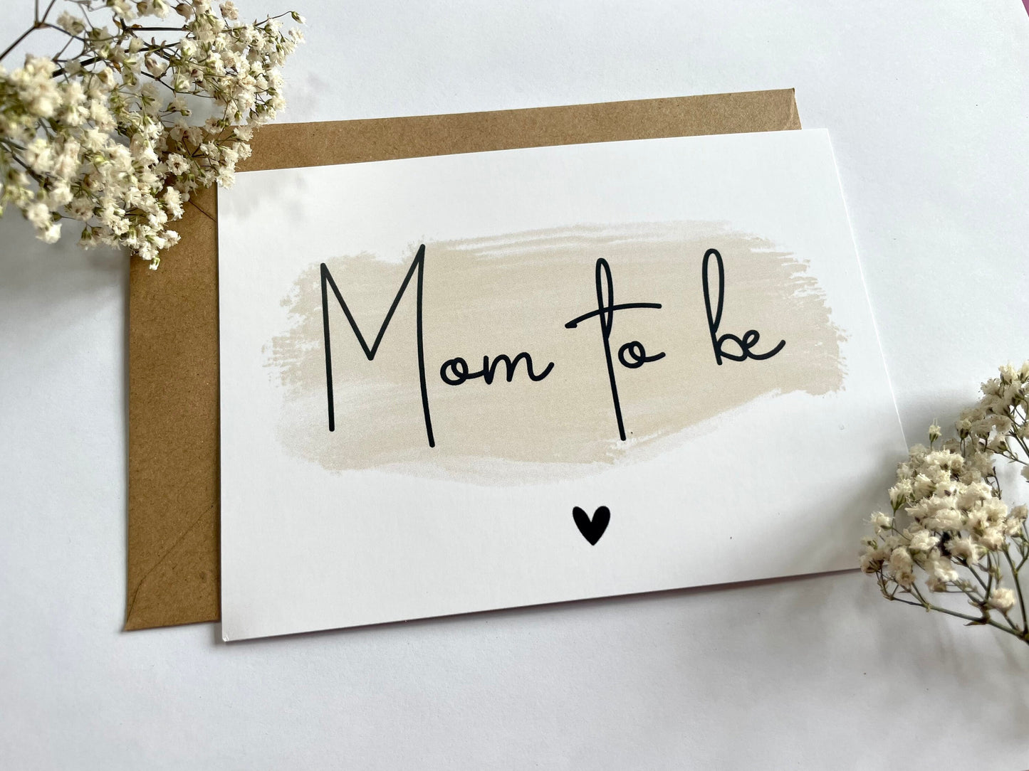 Postkarte "Mom to be"