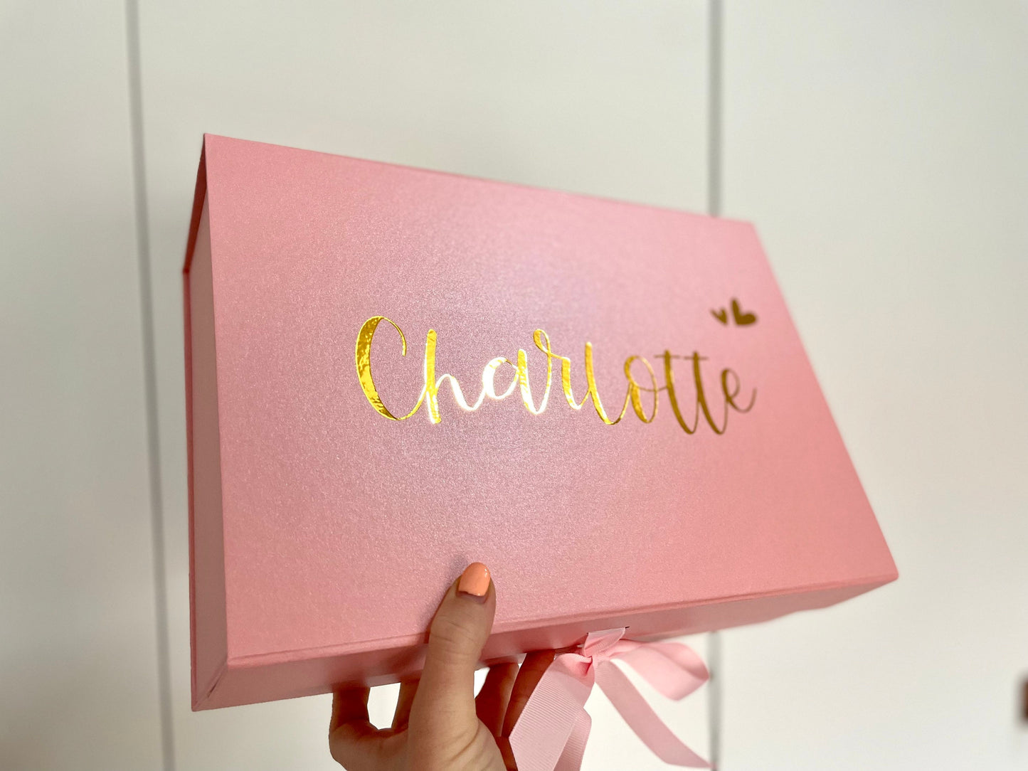 Personalisierte Geschenkschachtel für Trauzeugin, Brautjungfer oder Braut