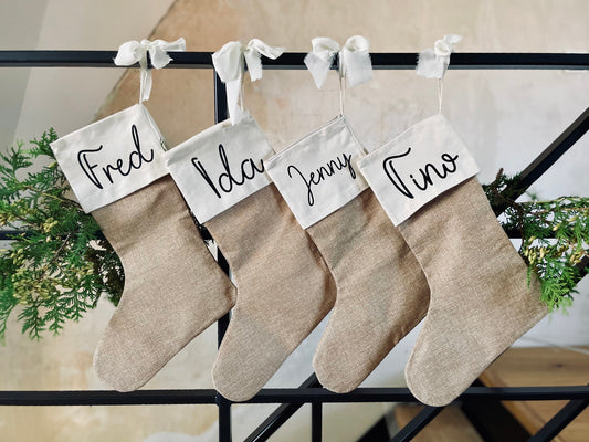 Personalisierter Nikolausstrumpf mit Namen