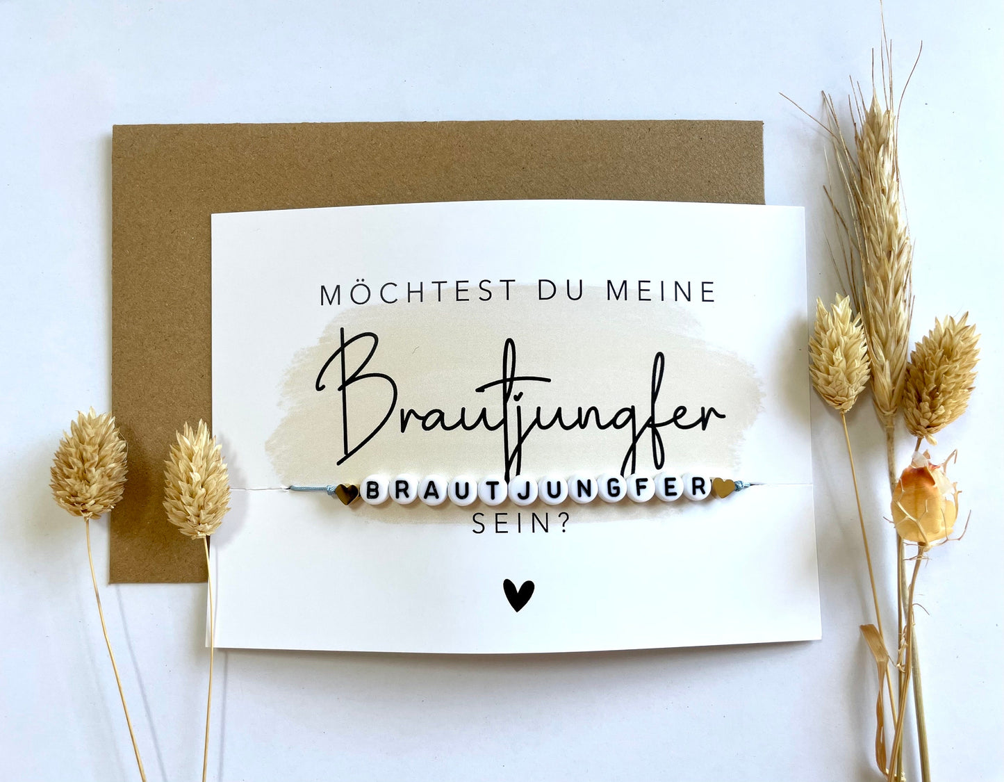 Personalisiertes Armband für die Brautjungfer