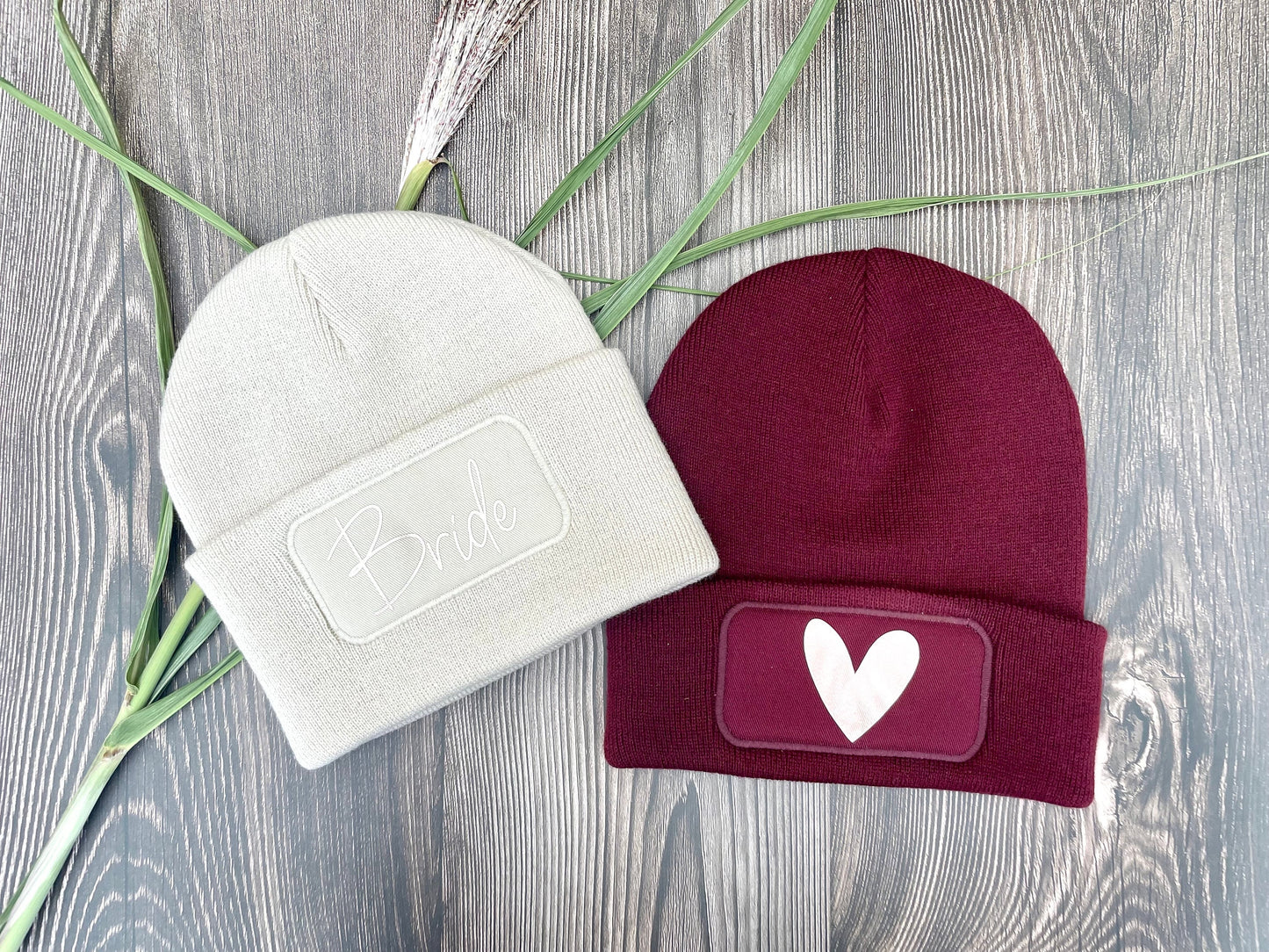 Personalisierte Mütze mit Wunschwort oder Symbol