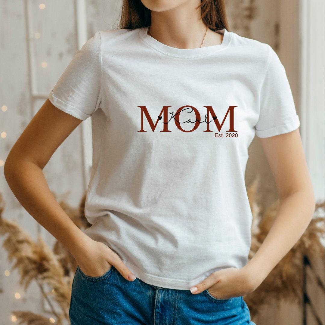 Personalisiertes T-Shirt – Mom