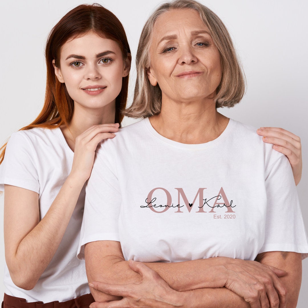 Personalisiertes T-Shirt – Oma