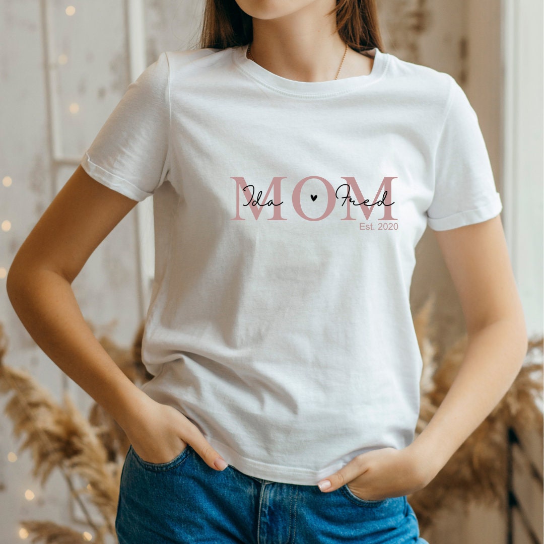 Personalisiertes T-Shirt – Mom
