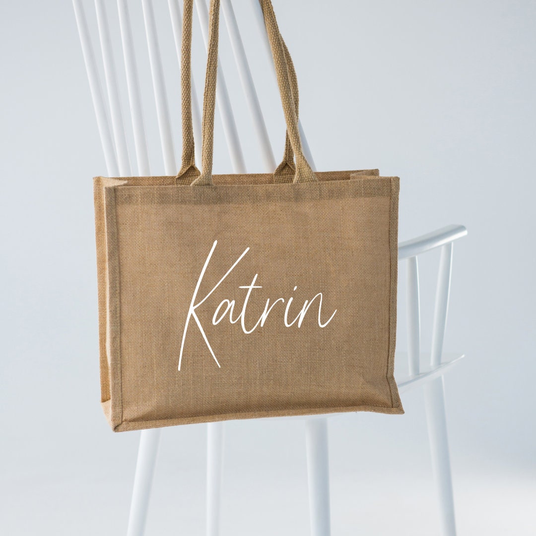 Personalisierte Jutetasche – Herzensmensch