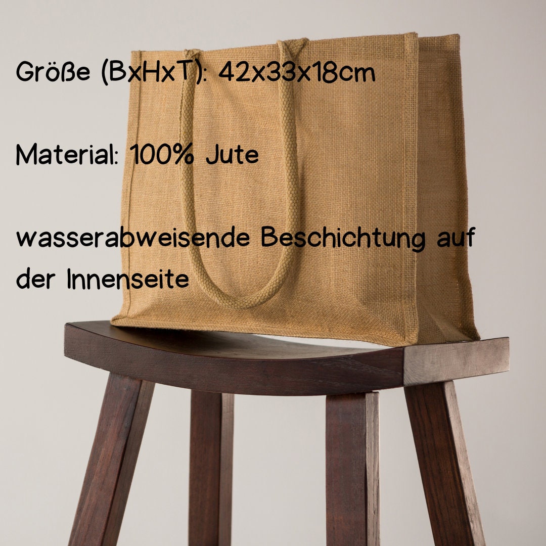 Personalisierte Jutetasche – Busenfreundin