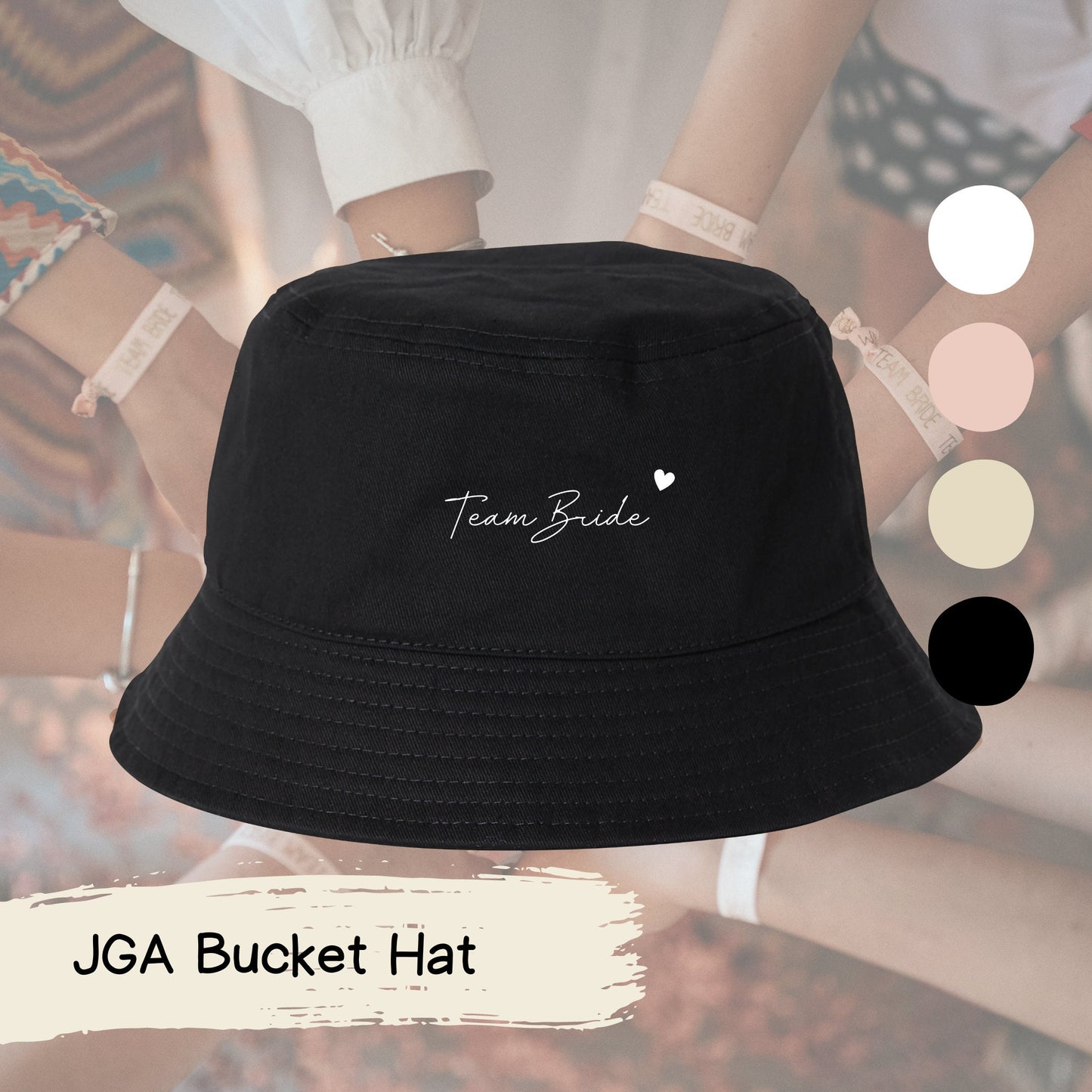 Personalisierter JGA Bucket Hut