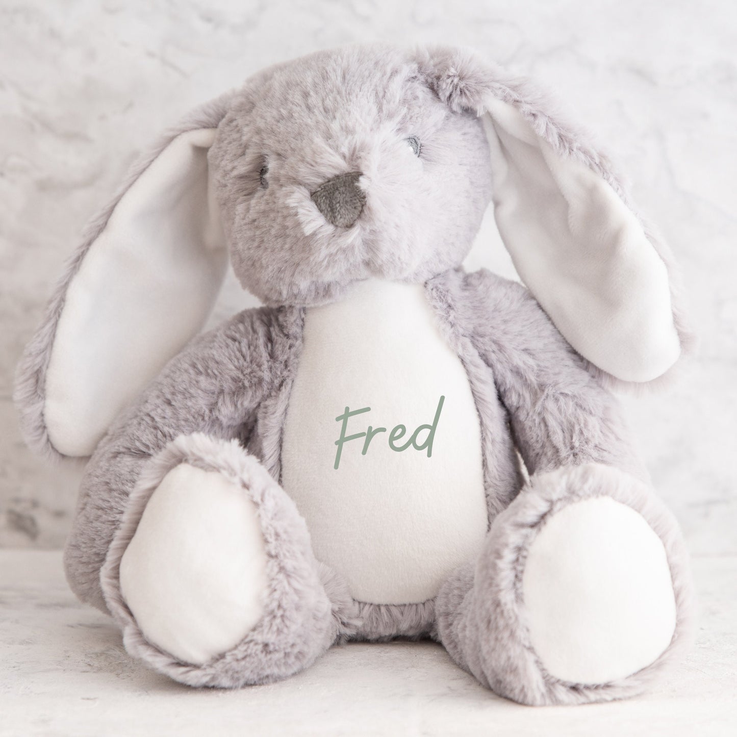 Personalisiertes Kuscheltier mit Namen – Hase
