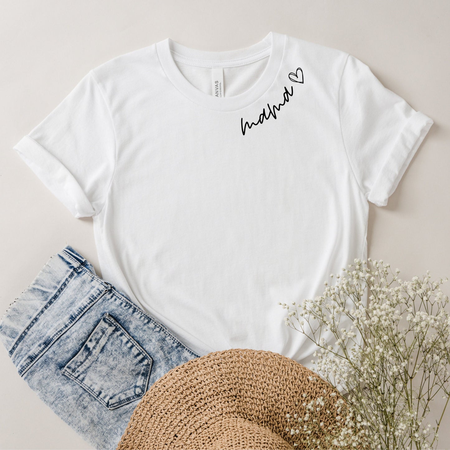 Personalisiertes T-Shirt – Mama/ Patentante