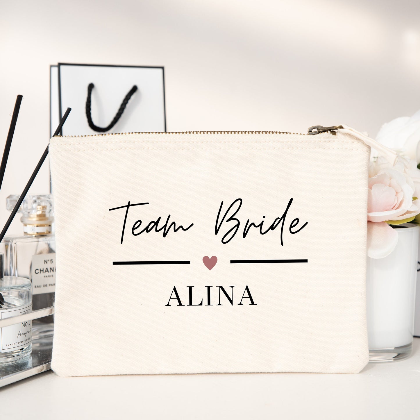 Personalisierte Namenstasche – Team Bride