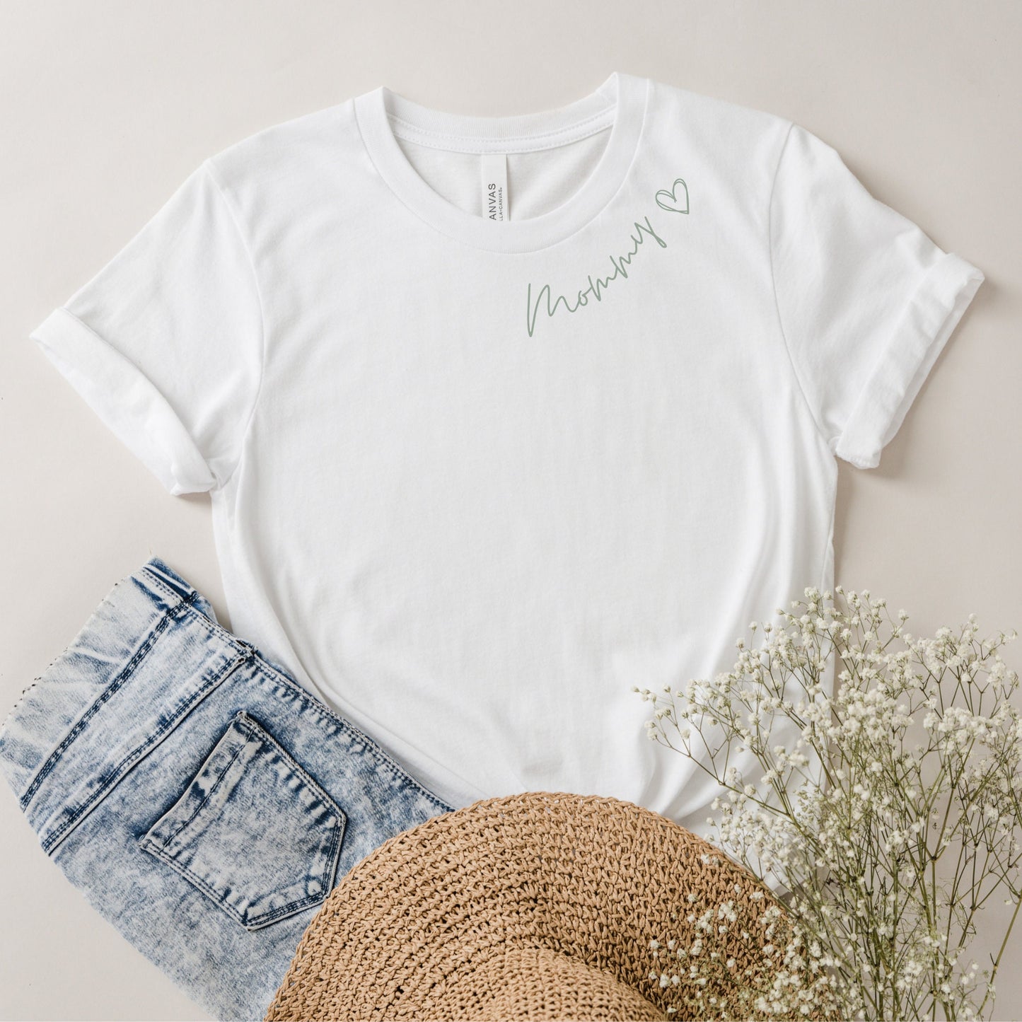 Personalisiertes T-Shirt – Mama/ Patentante