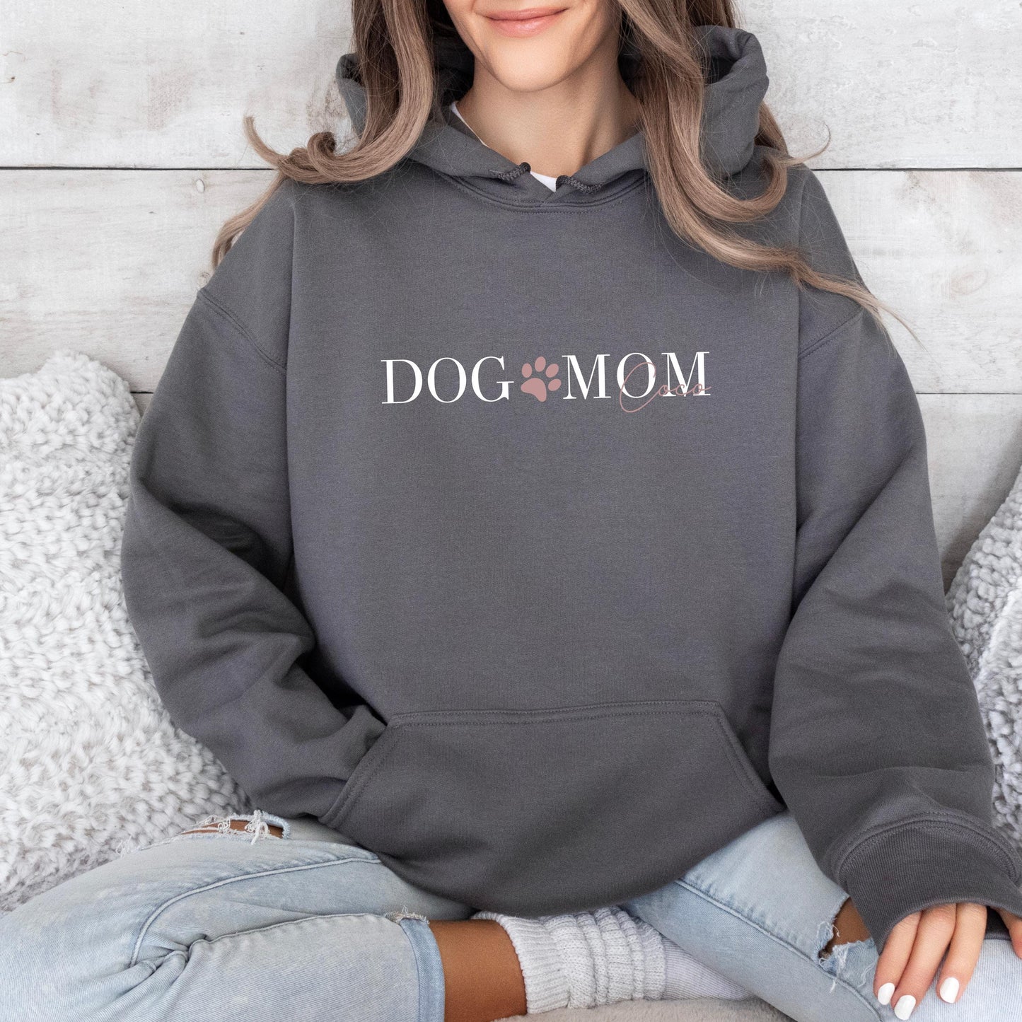 Personalisierter Hoodie – Dog Mom