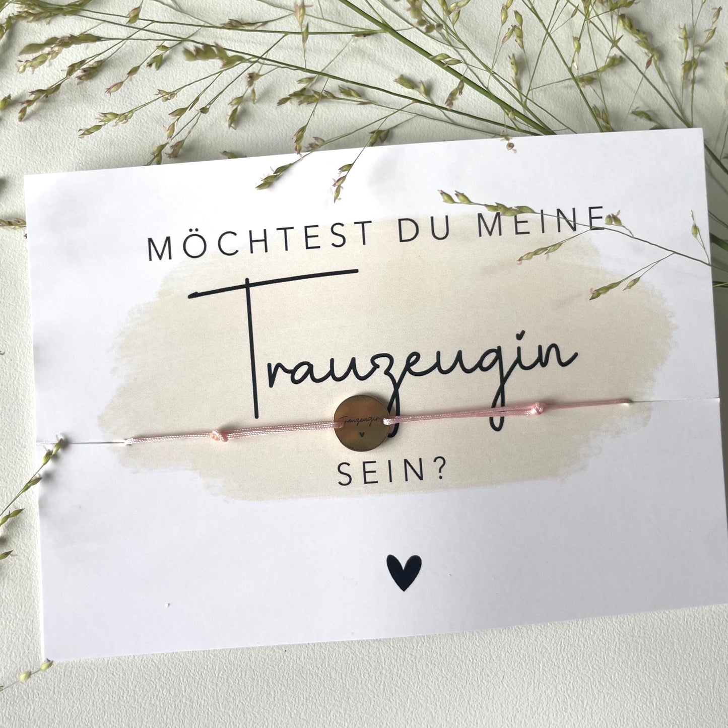 Personalisiertes Armband mit Gravur – Trauzeugin