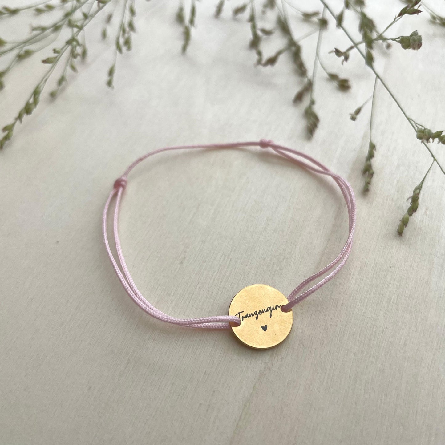 Personalisiertes Armband mit Gravur – Trauzeugin