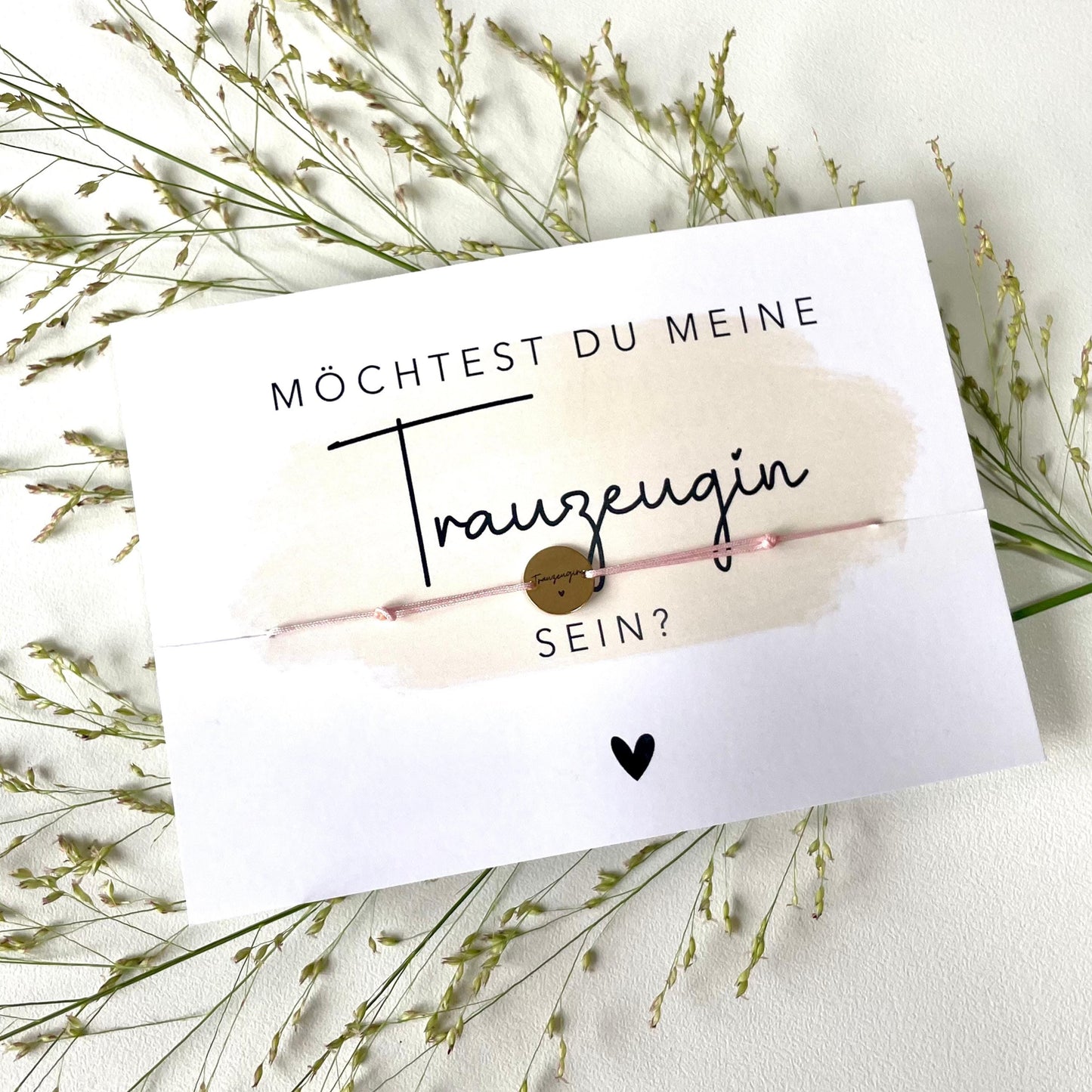 Personalisiertes Armband mit Gravur – Trauzeugin