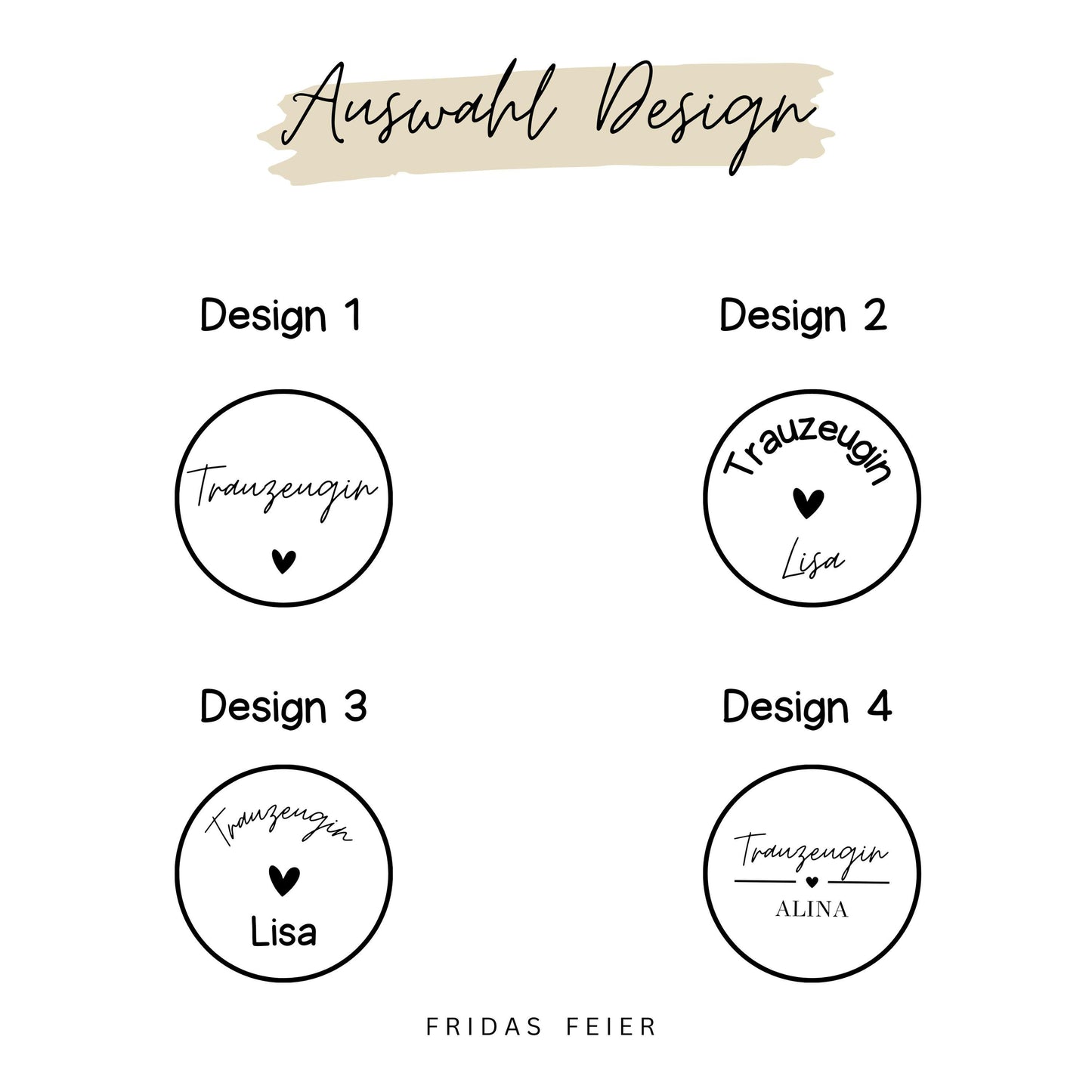 Personalisiertes Armband mit Gravur – Trauzeugin