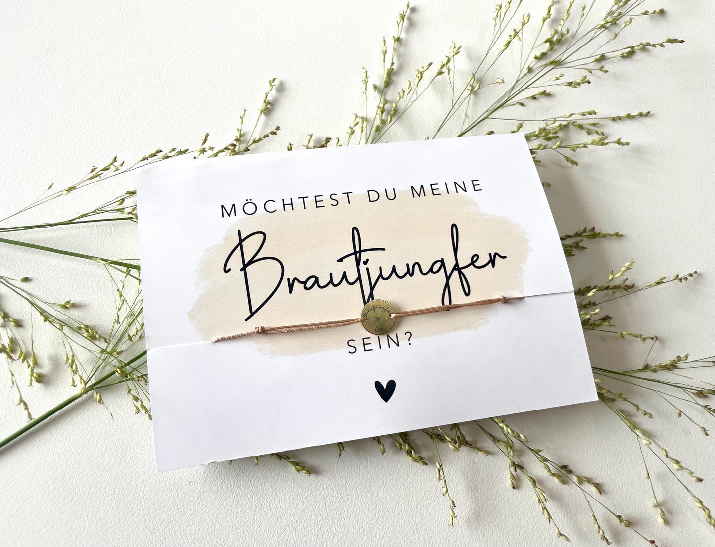 Personalisiertes Armband mit Gravur – Brautjungfer