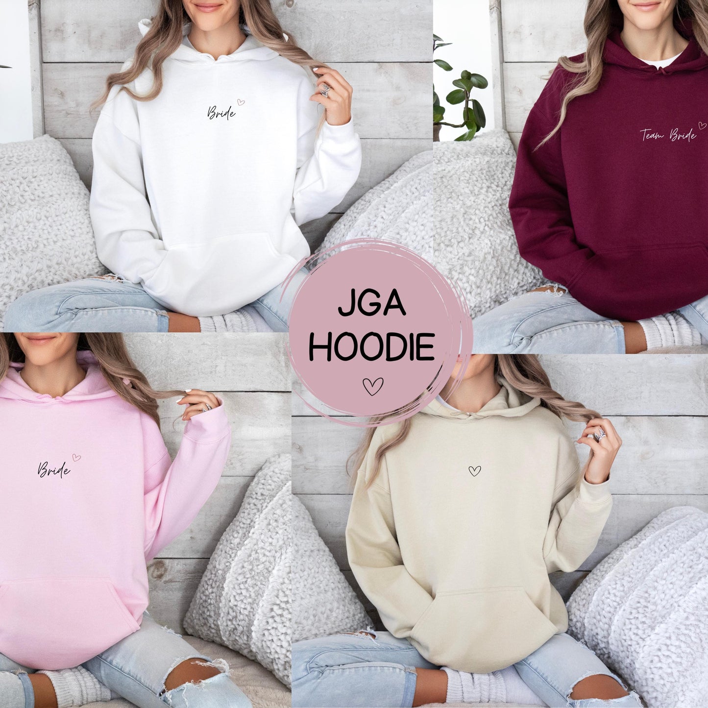 Personalisierter Hoodie – JGA – Design 1