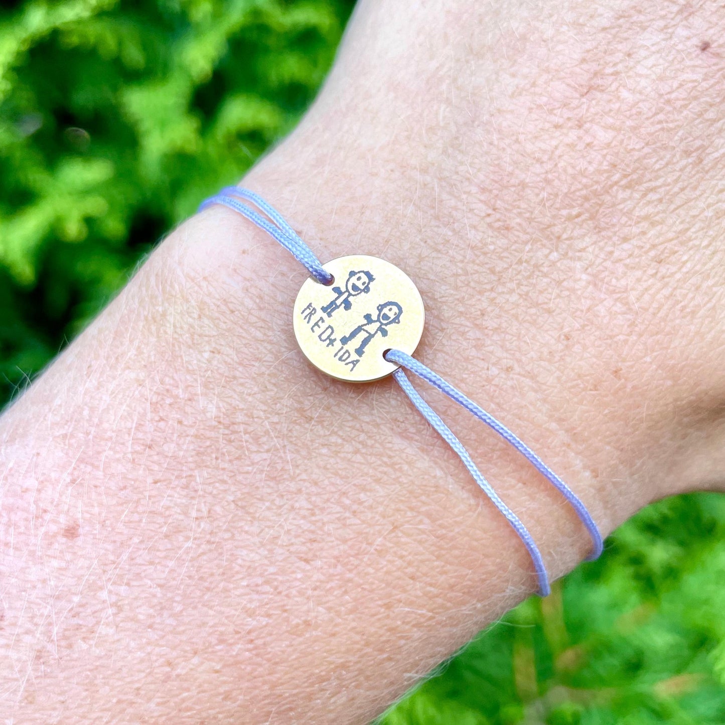 Personalisiertes Armband mit Kinderbild-Gravur