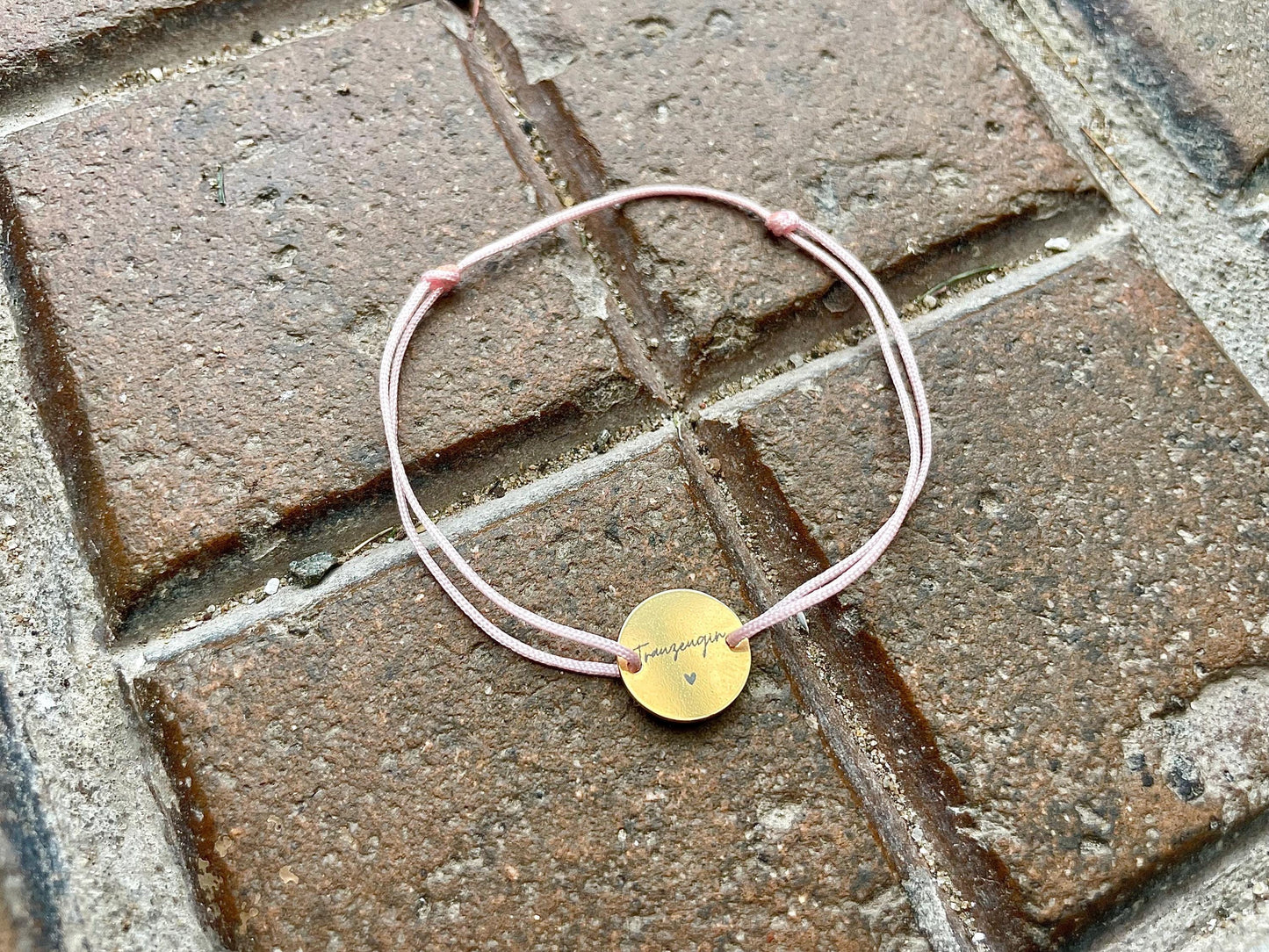 Personalisiertes Armband mit Gravur – Trauzeugin