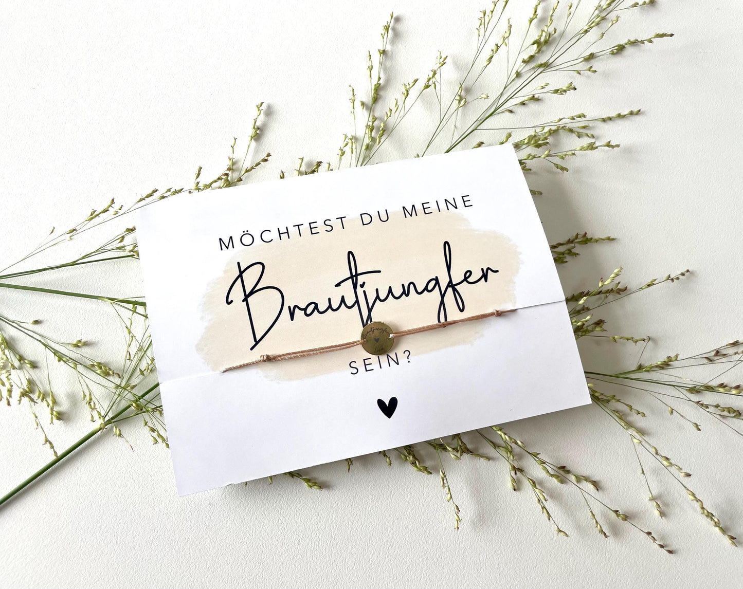 Personalisiertes Armband mit Gravur – Brautjungfer