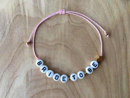 Personalisiertes Armband – Bride to be