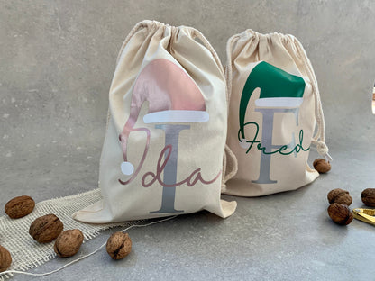 Personalisierter Weihnachtssack mit Namen