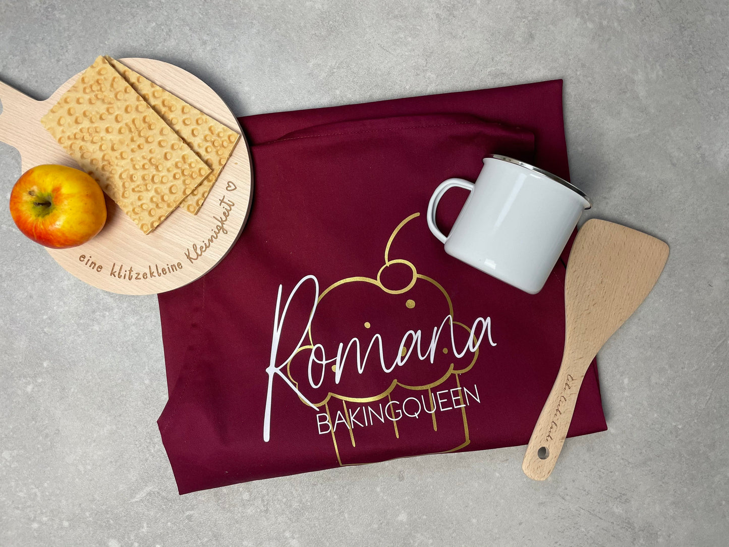 Personalisierte Kochschürze mit Namen