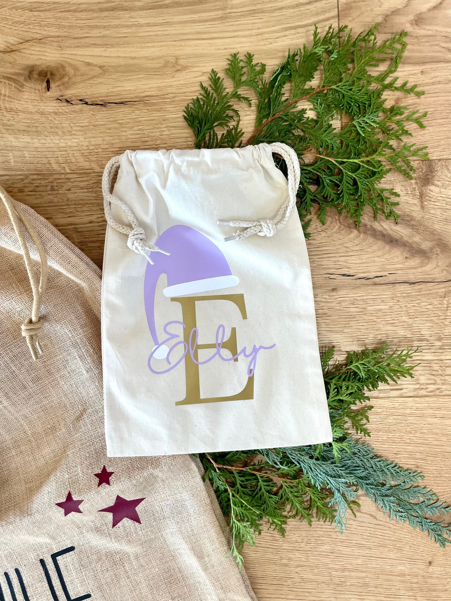 Personalisierter Weihnachtssack mit Namen