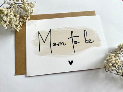 Postkarte "Mom to be"