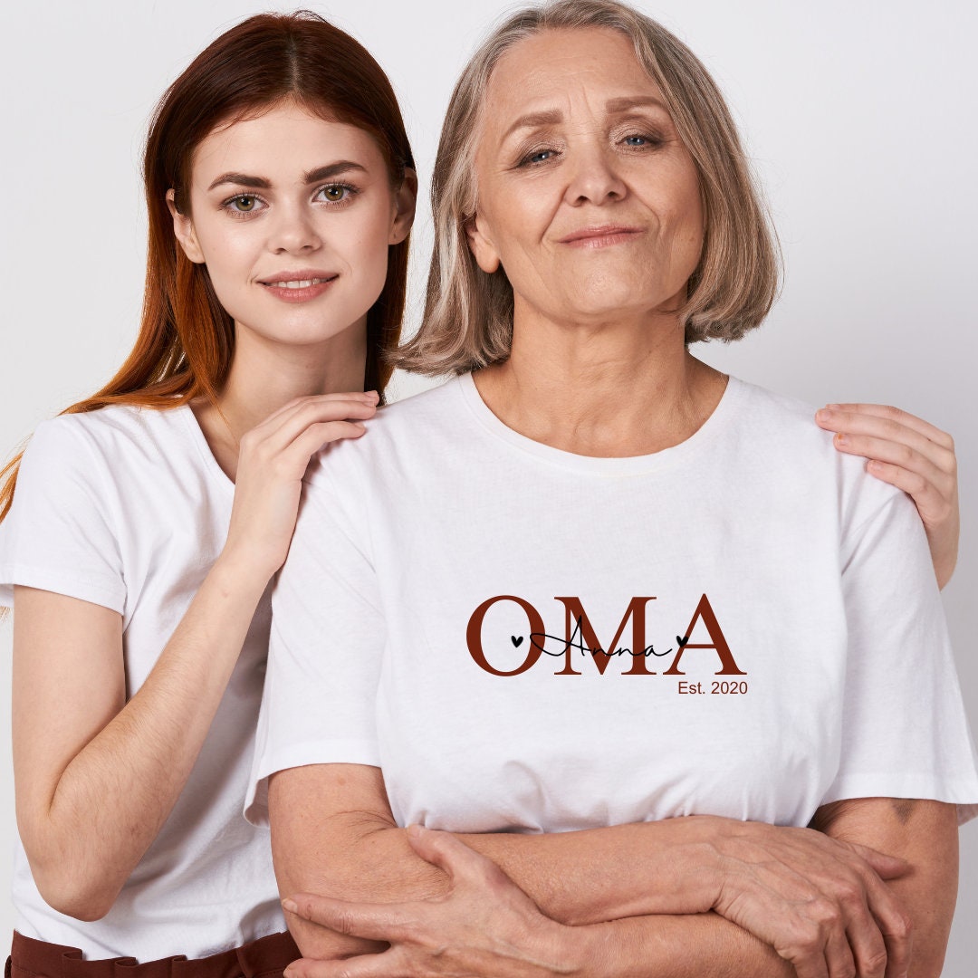 Personalisiertes T-Shirt – Oma