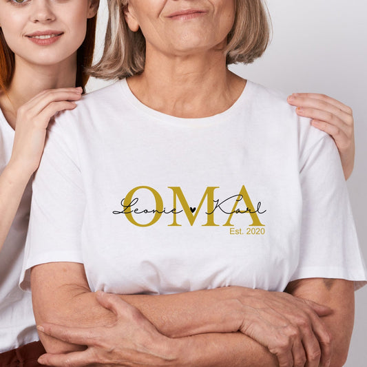 Personalisiertes T-Shirt – Oma