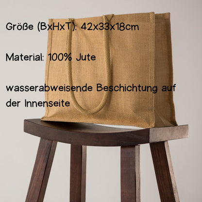 Personalisierte Jutetasche – Busenfreundin