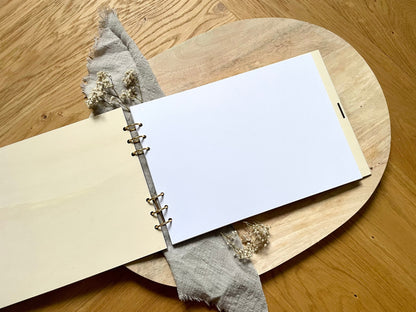 Personalisierteres Gästebuch aus Holz