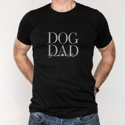 Personalisiertes T-Shirt – Cat Dad oder Dog Dad – Design 2
