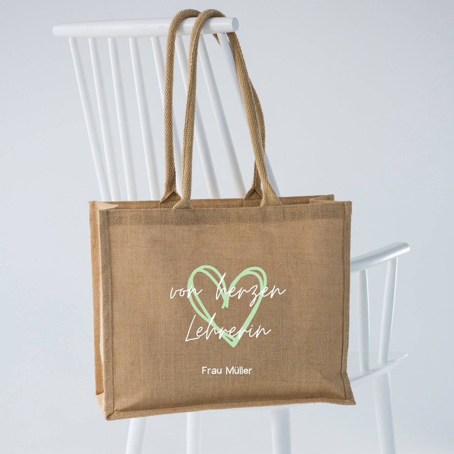 Personalisierte Jutetasche – Lehrer/innen