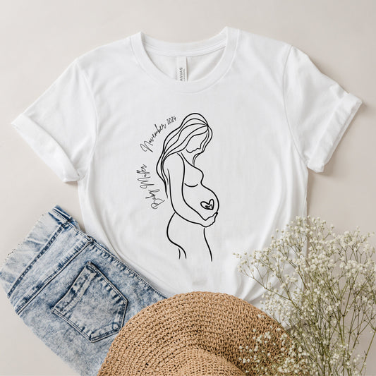Personalisiertes T-Shirt – Mom to Be