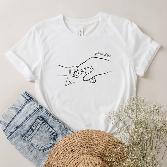 Personalisiertes T-Shirt – Mutterschaft/ Hände